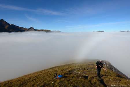 Along the Way - Route along the ridge